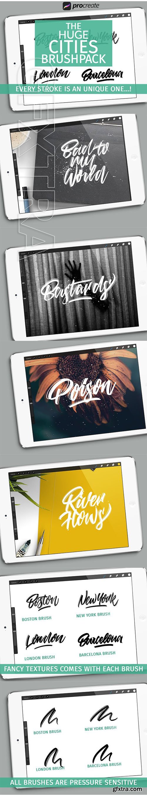 CreativeMarket - The huge Procreate cities brushpack 2291066