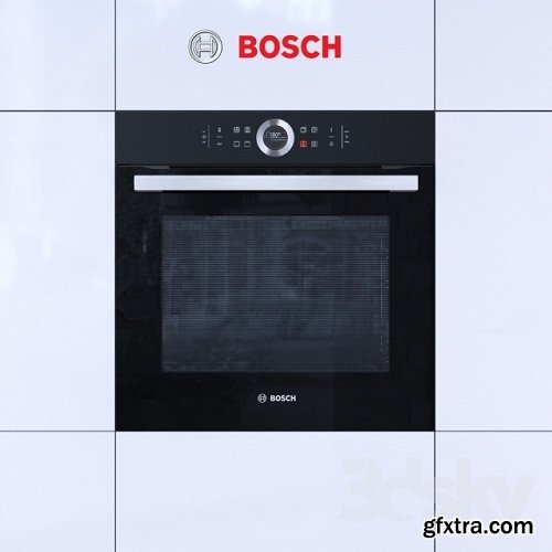 Oven BOSCH HBG633BB1 Serie 8 3d Model