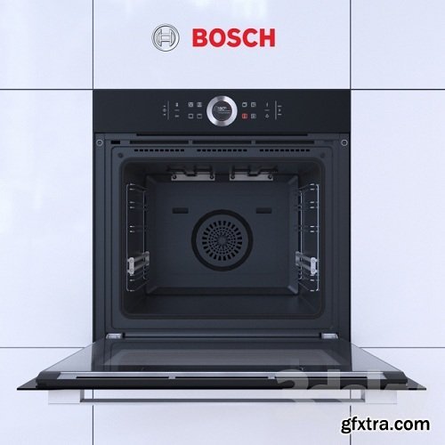 Oven BOSCH HBG633BB1 Serie 8 3d Model