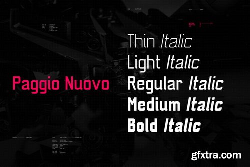 Paggio Nuovo Font Family