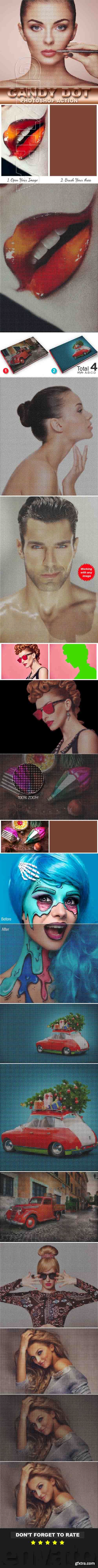 GraphicRiver - Candy Dot Photoshop Action 21490450