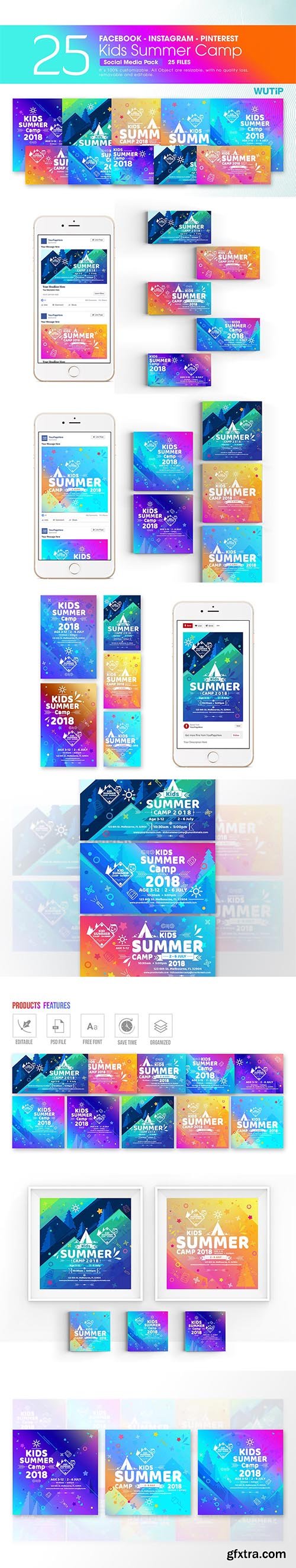 Kids Summer Camp-Social Media Pack