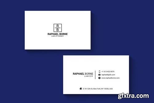 Simple Law Business Card