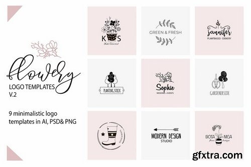 Flower Logo Templates V.2