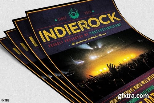 Indie Rock Flyer Template