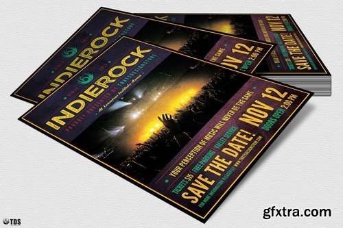 Indie Rock Flyer Template