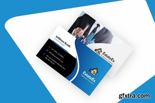 Modern Visiting Card For Real Estate Agent