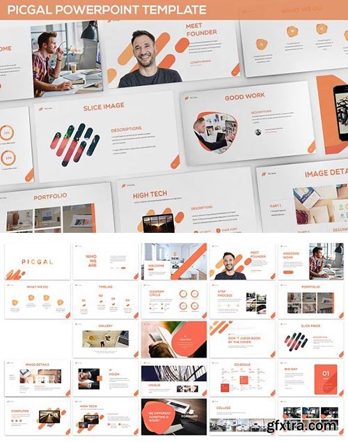 CreativeMarket - PICGAL Powerpoint Template 2298758