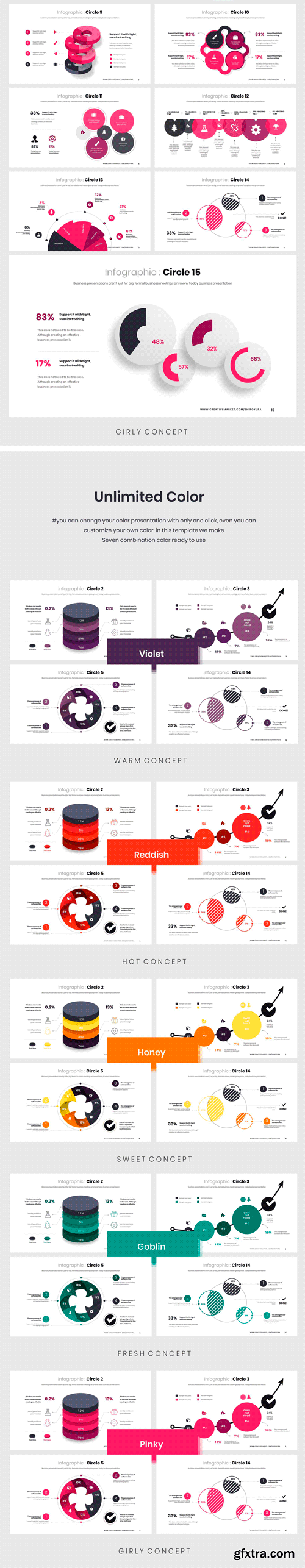 CM - Circle Infographic PowerPoint 2271991