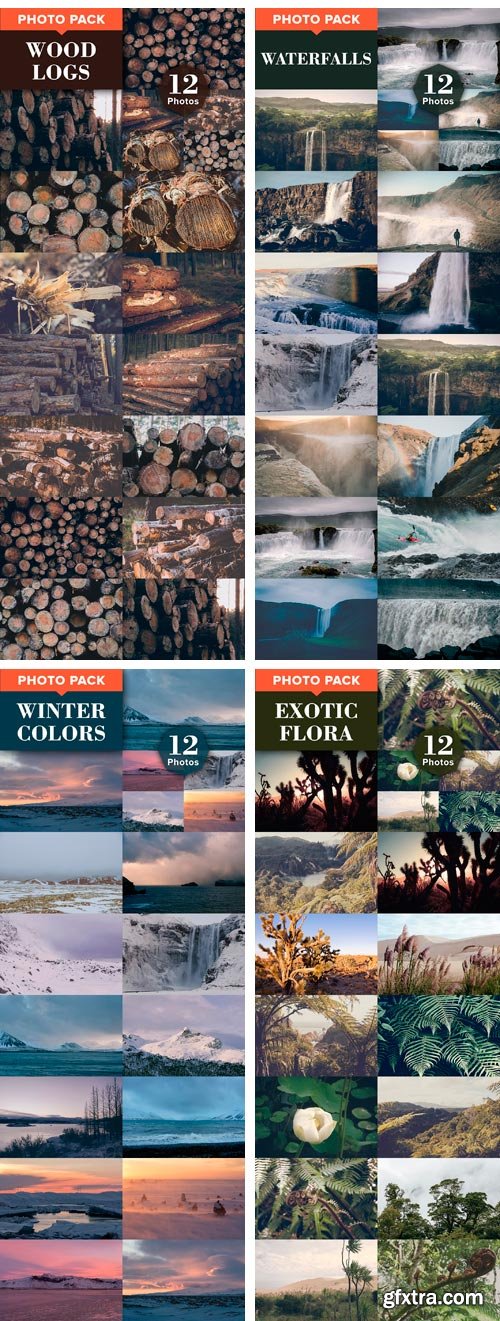 CM - 12 Photo Packs - 144 Nature Photos 871470