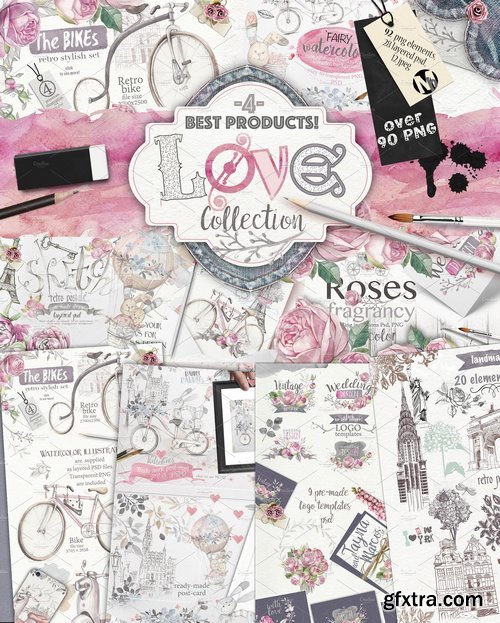 CM - LOVE Collection. 4 in 1 859742