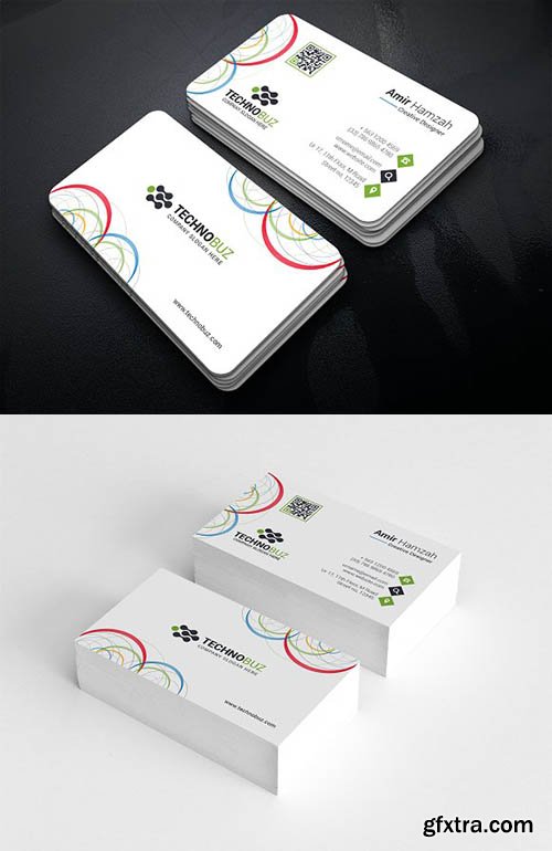 CreativeMarket - Corporate Business Cards 2313037