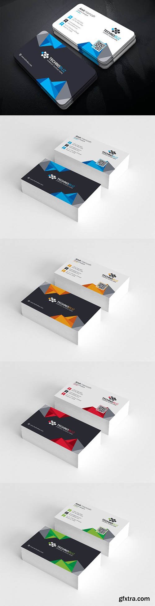 CreativeMarket - Corporate Business Cards 2313051