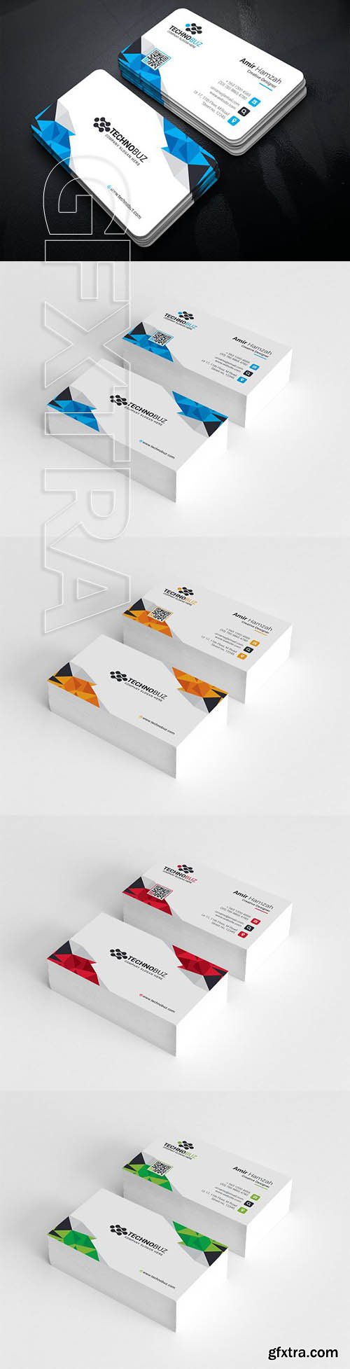 CreativeMarket - Corporate Business Cards 2313143