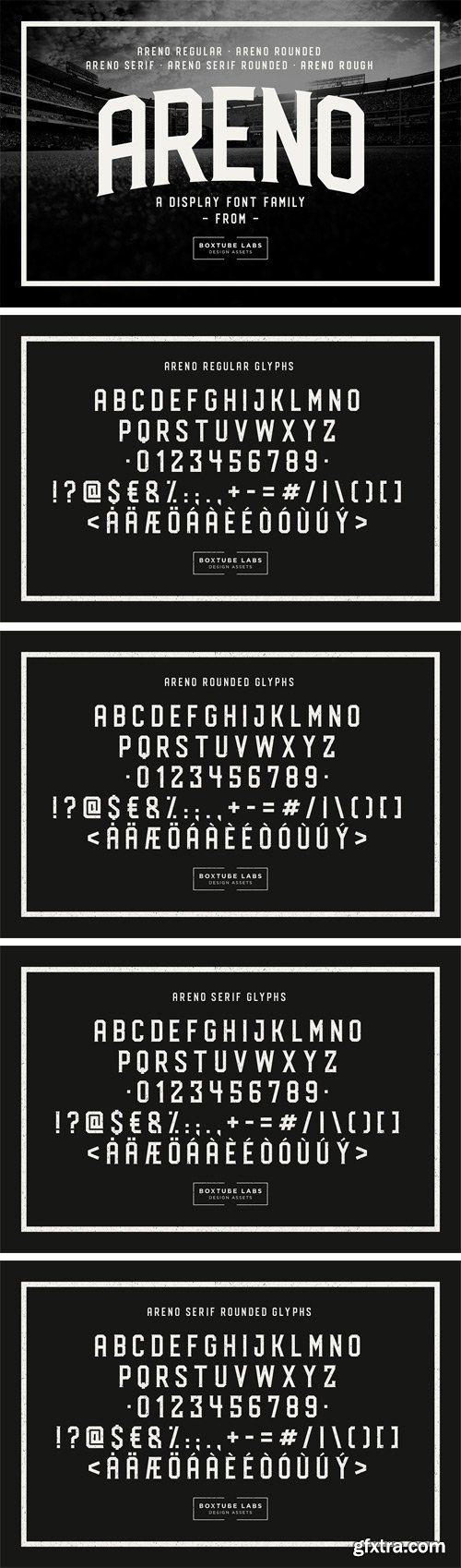 Areno Font Family