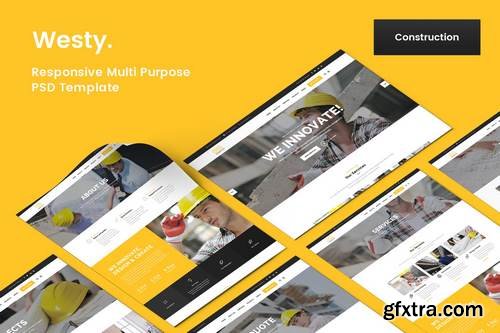 Westy Construction & Building PSD Template