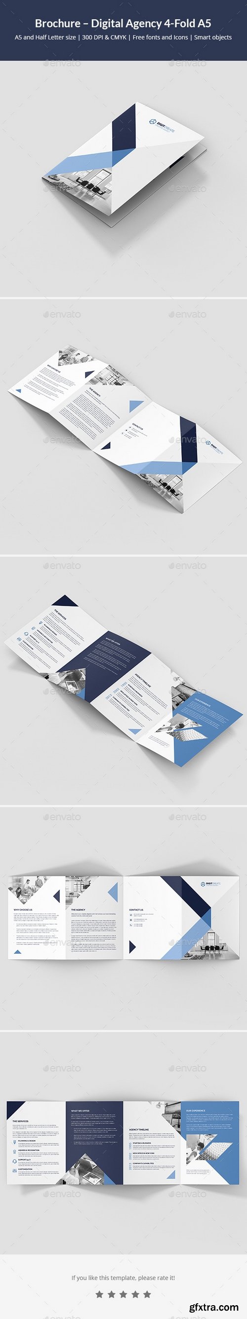 Graphicriver - Brochure – Digital Agency 4-Fold A5 21492729