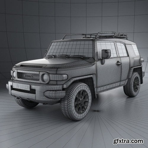 Toyota FJ Cruiser 2011 3D Model