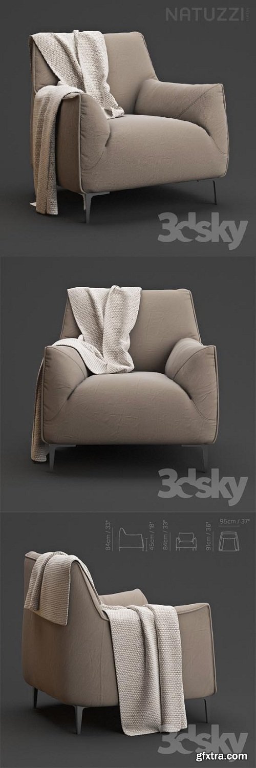 Natuzzi Italia Dolly Chair