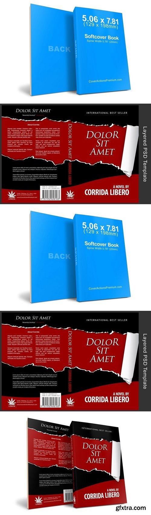 CM - Softcover Book Mockup -129 x 198mm 1999538