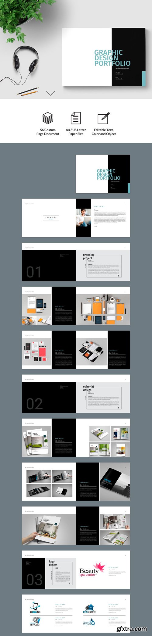 CM - Graphic Design Portfolio Template 2227591