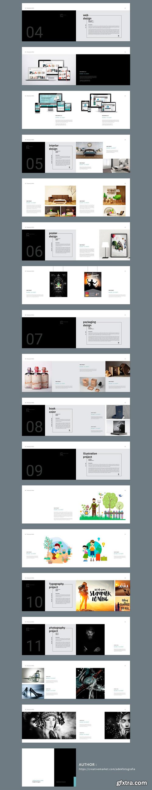 CM - Graphic Design Portfolio Template 2227591