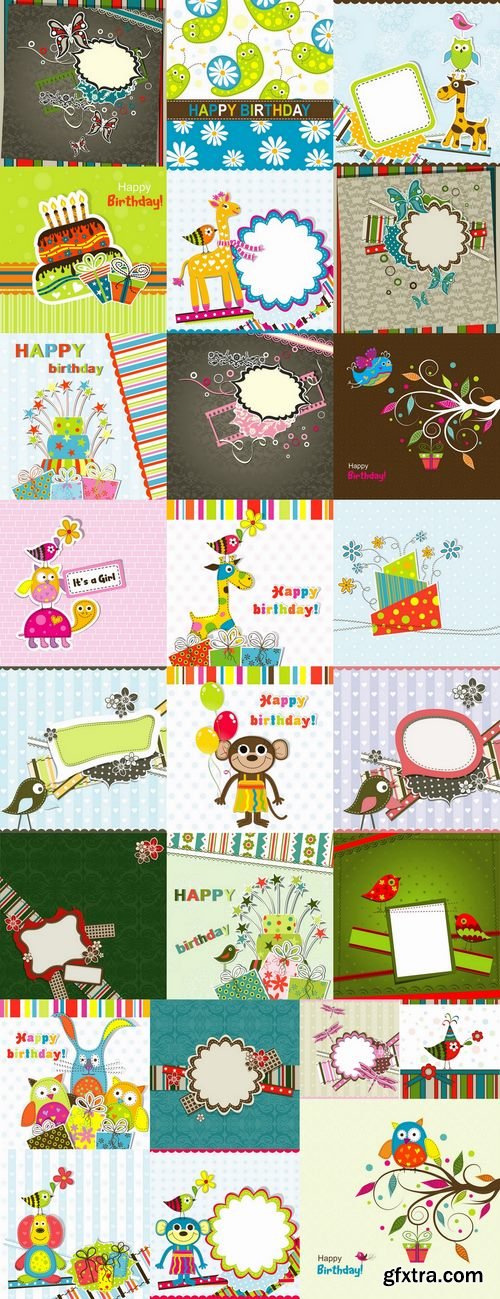 Gift card invitation card flyer background is cover 25 EPS