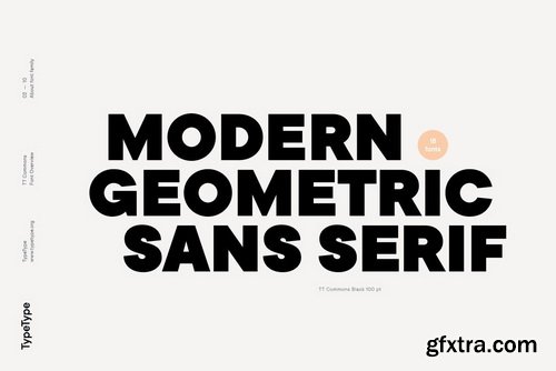 TT Commons Font Family