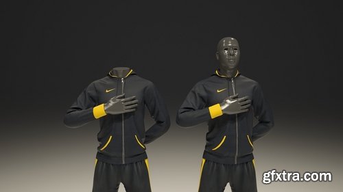 CM - Male mannequin Nike Football pack 3D 2319647