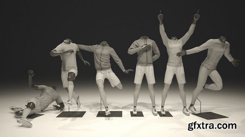 CM - Male mannequin Nike Football pack 3D 2319647