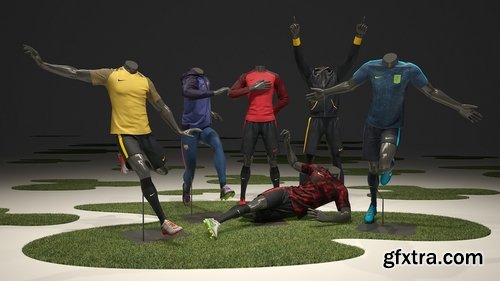 CM - Male mannequin Nike Football pack 3D 2319647