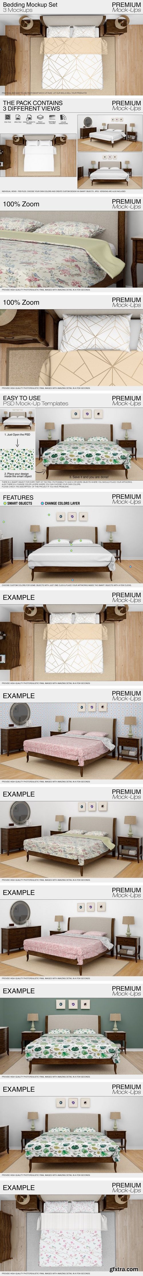 CM - Bedding Mockup Set 1831234