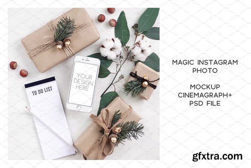 CM - Animated Instagram photo. Mockup # 6 2094711