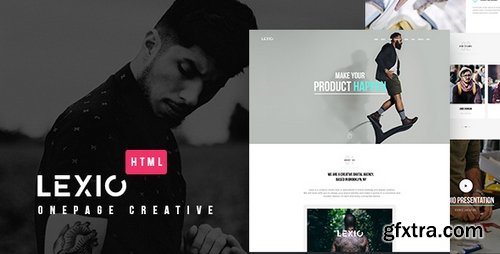 ThemeForest - Lexio v1.0 - Onepage Creative HTML Template 20436442