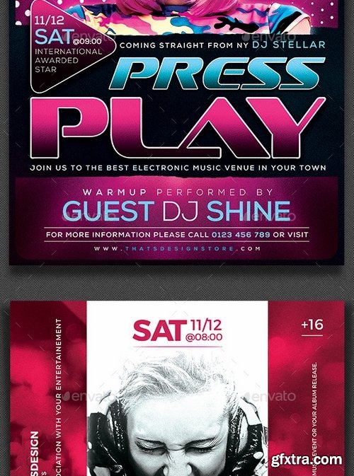 GraphicRiver - Special Dj FLyer Bundle V4 17444076