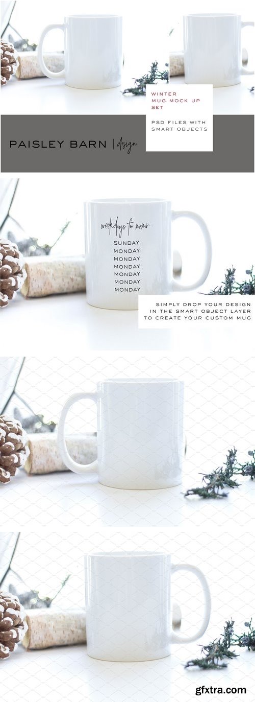 CM - Winter Mug Mock Up Set 1 2031741