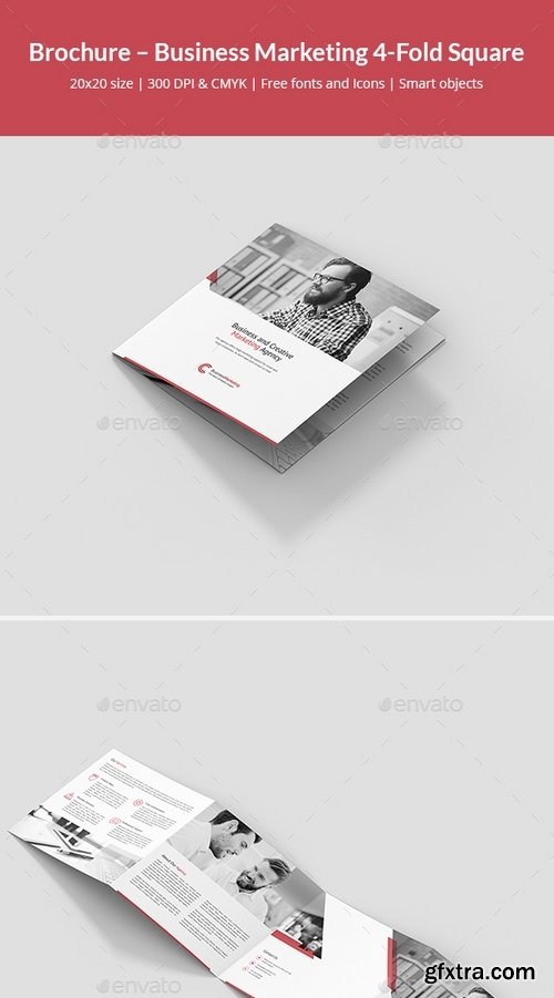 GraphicRiver - Brochure – Business Marketing 4-Fold Square 21498562