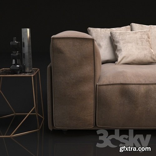 HENGE S-Perla Sofa 3d Model