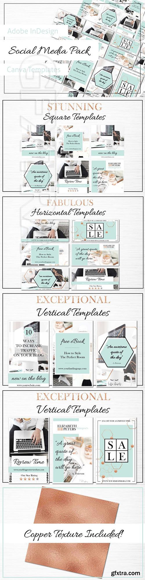 CreativeMarket - Social Media Template Pack 2335602