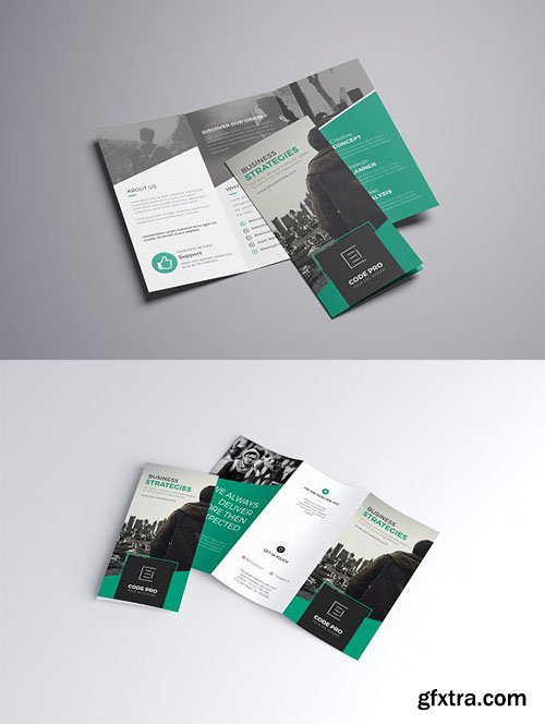 CreativeMarket - Trifold Brochure 2334931