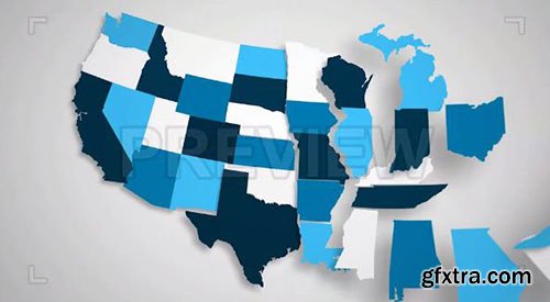 USA States Combine - Motion Graphics 65522