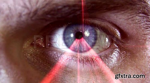 Scanner eye macro plan - Motion Graphics 60649