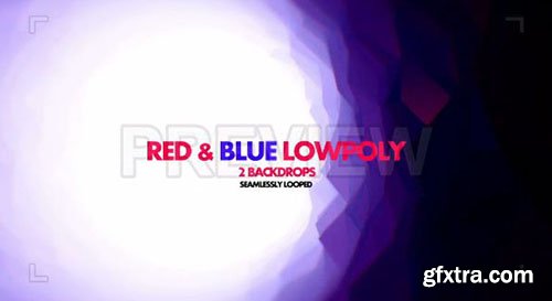 Red & Blue Poly - Motion Graphics 65493