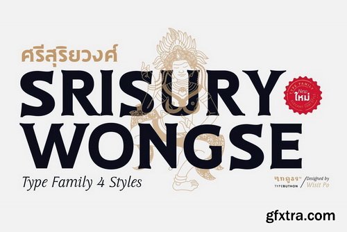 Sri Sury Wongse Font Family