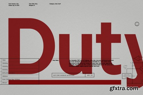 Duty Font Family