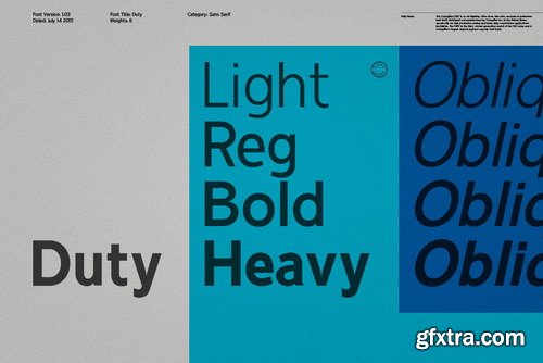 Duty Font Family