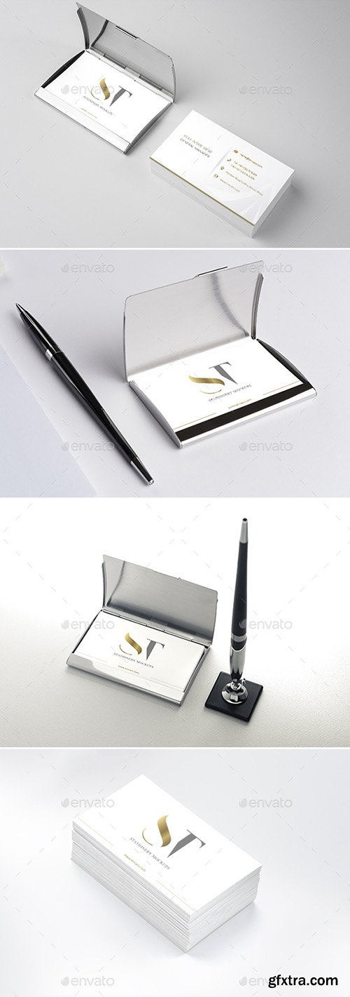 Realistic Business Card Mockup 21525720