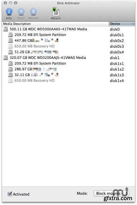 Disk Arbitrator 0.8 (macOS)