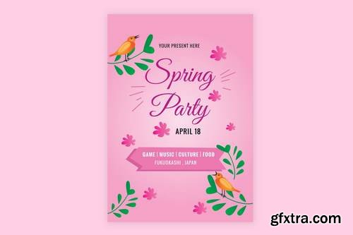 Spring Party Flyer