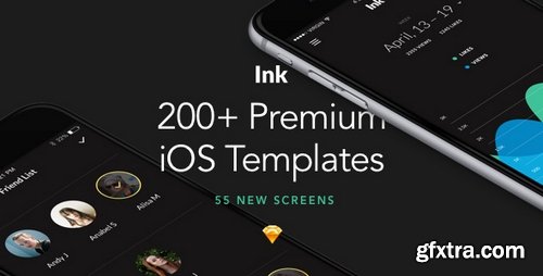 ThemeForest - Ink: Ultimate UI Kit of 200+ iOS Templates for Sketch 12623969